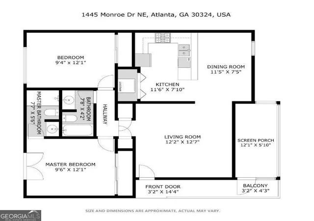 Photo 2 of Condo for sale at 1445 Monroe Dr Ne #C39, Atlanta, GA 30324 | MLS# 10715737 | Listing updated on 2026-09-12