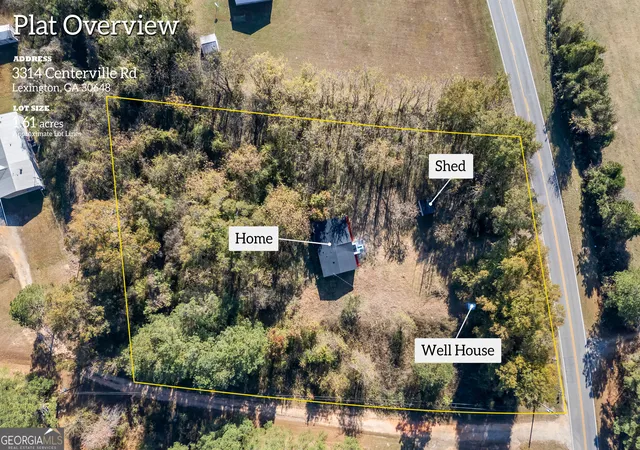 Photo 2 of Single family home for sale at 3314 Centerville Rd, Lexington, GA 30648 | MLS# 10835258 | Listing updated on 2026-09-11