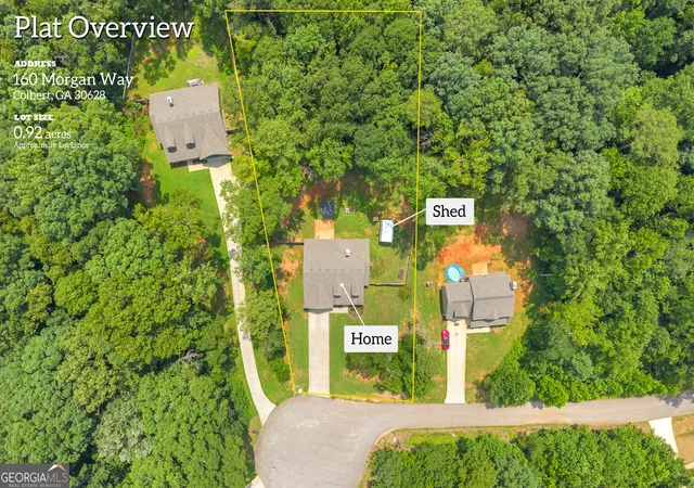 Photo 2 of Single family home for sale at 160 Morgan Way, Colbert, GA 30628 | MLS# 10814686 | Listing updated on 2026-08-31