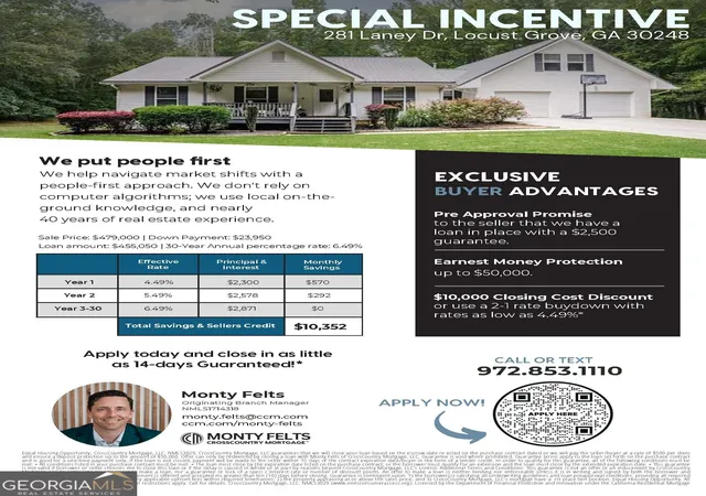 Photo 2 of Single family home for sale at 281 Laney Dr, Locust Grove, GA 30248 | MLS# 10655242 | Listing updated on 2026-08-21