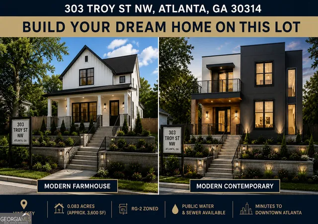 Photo 1 of Land for sale at 303 Troy St Nw, Atlanta, GA 30314 | MLS# 10811984 | Listing updated on 2026-08-07