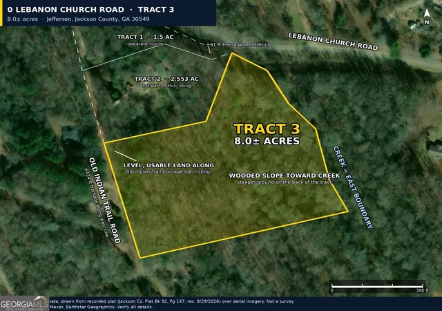Photo 1 of Land for sale at 0 Lebanon Church Rd #TRACT 3, Jefferson, GA 30549 | MLS# 10868474 | Listing updated on 2026-10-27