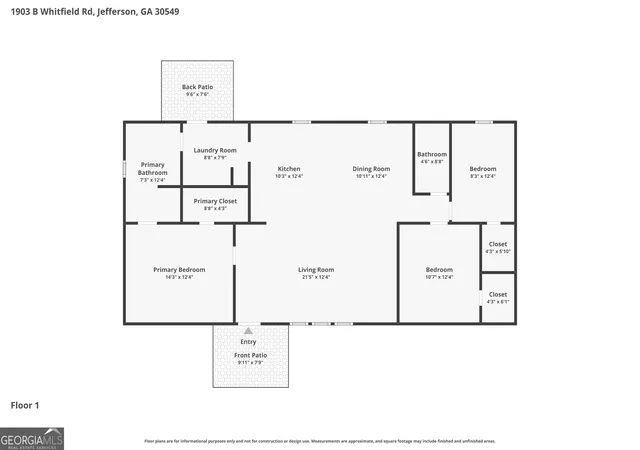 49th image of 1903 B Whitfield Rd, Jefferson, GA 30549 | MLS# 10804737