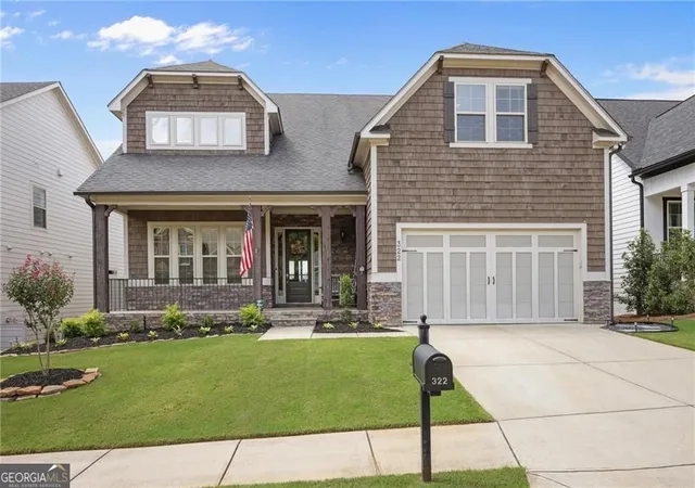Photo 1 of Single family home for sale at 322 Woodridge Pass, Canton, GA 30114 | MLS# 10817630 | Listing updated on 2026-09-24