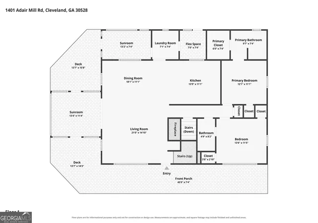 104th image of 1401 Adair Mill Rd, Cleveland, GA 30528 | MLS# 10801841