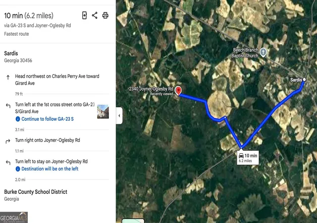 3rd image of 2340 Joyner Oglesby Rd(Lot 1), Sardis, GA 30456 | MLS# 10806392