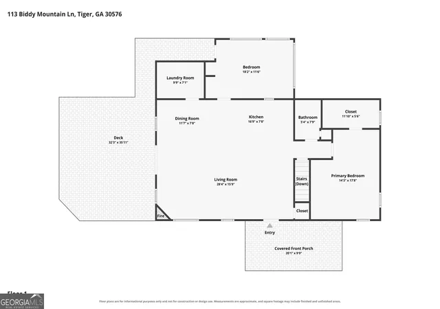 56th image of 113 Biddy Mtn Ln, Tiger, GA 30576 | MLS# 10822194