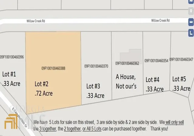 3rd image of 0 Willow Creek Rd #LOTS 1,2,3,5,6, Fairburn, GA 30213 | MLS# 9023922