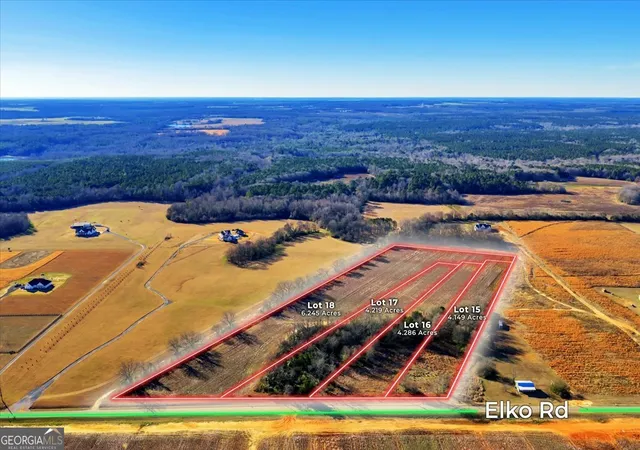 Photo 1 of Land for sale at 2585 (lot 15) Elko Rd, Elko, GA 31025 | MLS# 10682767 | Listing updated on 2026-07-23