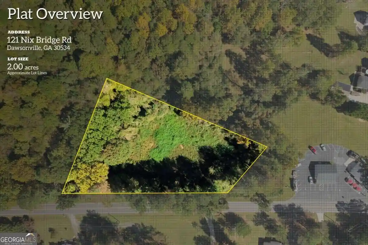 Photo 1 of Land for sale at 121 Nix Brg Rd, Dawsonville, GA 30534 | MLS# 10875342 | Listing updated on 2026-10-20