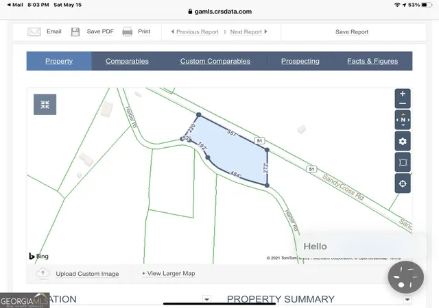 3rd image of 0 Owl Hollow Road, Carnesville, GA 30521 | MLS# 10814104