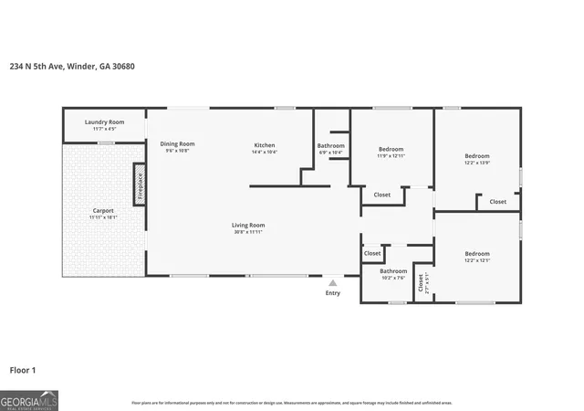 32nd image of 234 N 5th Ave, Winder, GA 30680 | MLS# 10817311