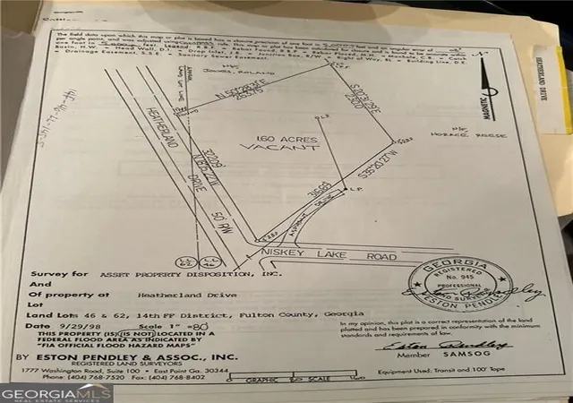 Photo 4 of Land for sale at 0 Heatherland Dr Sw, Atlanta, GA 30331 | MLS# 10836005 | Listing updated on 2026-09-07