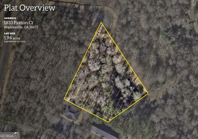 Photo 1 of Land for sale at 1810 Paxton Ct, Watkinsville, GA 30677 | MLS# 10813678 | Listing updated on 2026-08-10