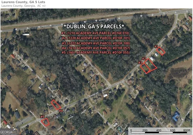 Photo 1 of Land for sale at 1222 Academy Ave, Dublin, GA 31021 | MLS# 10787177 | Listing updated on 2026-07-30