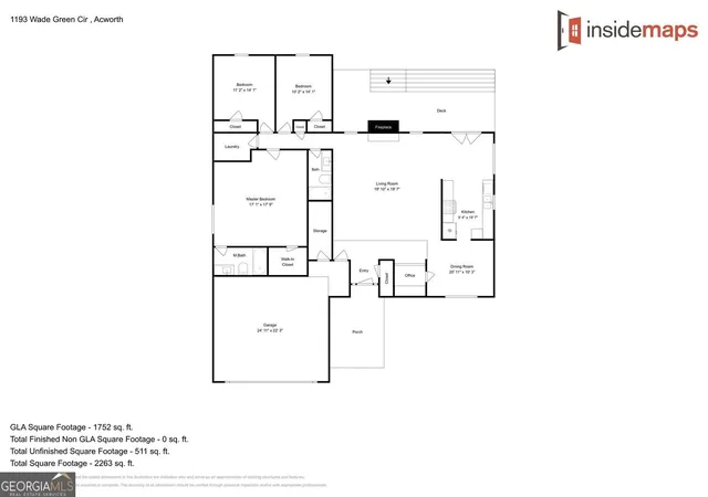 Photo 20 of Single family home for sale at 1193 Wade Green Cir Nw, Acworth, GA 30102 | MLS# 10807320 | Listing updated on 2026-09-10