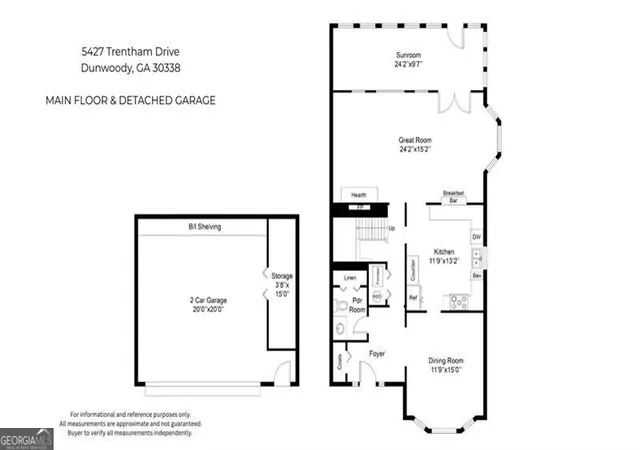 3rd image of 5427 Trentham Dr, Atlanta, GA 30338 | MLS# 10787427