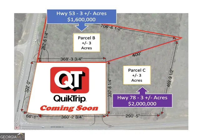 Photo 1 of Land for sale at 6601 Hog Mountain Hwy 53, Bogart, GA 30622 | MLS# 10503158 | Listing updated on 2026-06-02