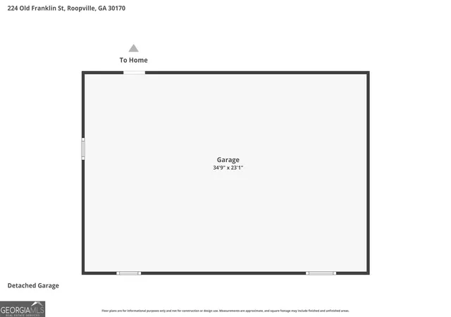 Homes for sale in Roopville, GA | 224 Old Franklin St, Roopville, GA 30170 | MLS# 10735777