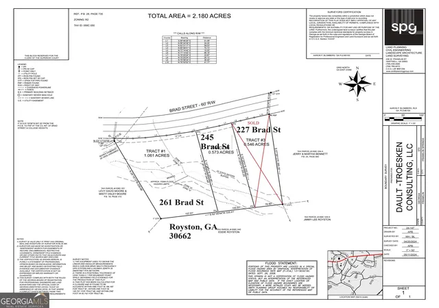 Photo 2 of Land for sale at 245 Brad St, Royston, GA 30662 | MLS# 10831891 | Listing updated on 2026-09-07