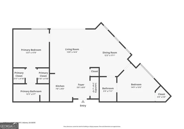 Photo 2 of Condo for sale at 1100 Howell Ml Rd NW #817, Atlanta, GA 30318 | MLS# 10803941 | Listing updated on 2026-07-25