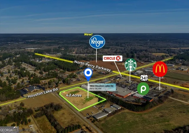 Photo 1 of Land for sale at 1802 Houston Lake Rd, Perry, GA 31069 | MLS# 10687363 | Listing updated on 2026-02-24