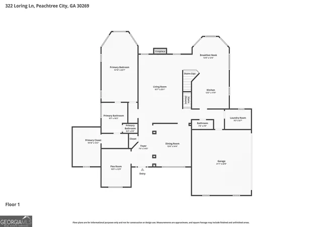 Photo 3 of Single family home for sale at 322 Loring Ln, Peachtree City, GA 30269 | MLS# 10774678 | Listing updated on 2026-10-09