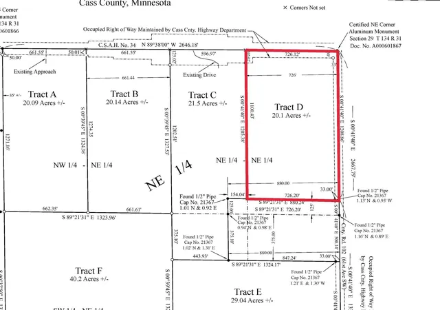 Homes for sale in Motley, MN | Parcel D 112th St Sw, Motley, MN 56466 | MLS# 6731323