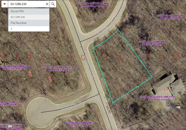 Photo 1 of Land for sale at Lot 14 Block 1 Constitution Ct Ne, Alexandria, MN 56308 | MLS# 6753425 | Listing updated on 2026-07-08