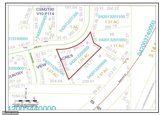 Homes for sale in Osceola, WI | Lot 8 94th Ave, Osceola, WI 54020 | MLS# 6824814