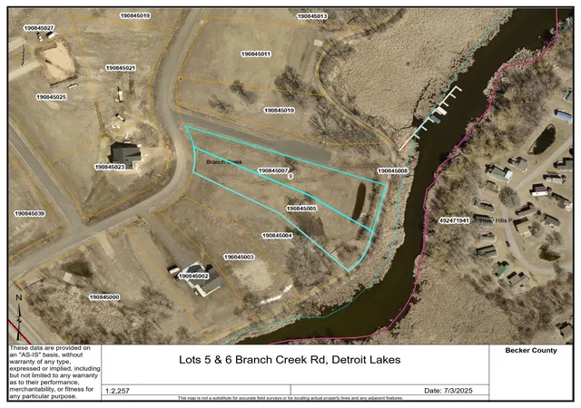 Homes for sale in Detroit Lakes, MN | Lots 5 & 6 Branch Creek Rd, Detroit Lakes, MN 56501 | MLS# 7031831