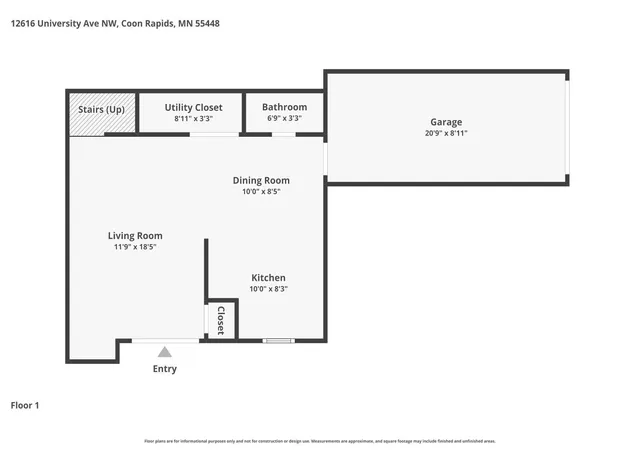 Homes for sale in Coon Rapids, MN | 12616 University Ave Nw, Coon Rapids, MN 55448 | MLS# 7039941