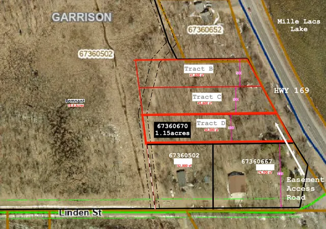 Photo 4 of Land for sale at Tract D Linden St, Garrison, MN 56450 | MLS# 7050952 | Listing updated on 2026-08-12