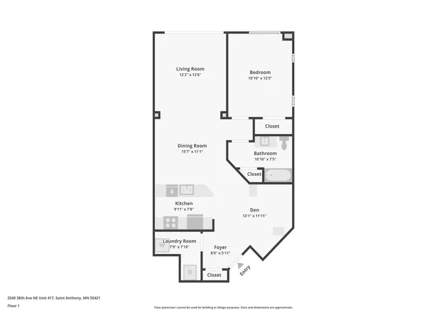 49th image of 2540 38th Ave Ne #417, Minneapolis, MN 55421 | MLS# 7067849