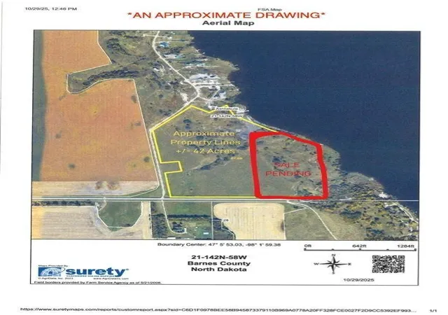 2nd image of Aud Lot 5 Of Se1/4 And Sw1/4 Sec 21, Valley City, ND 58072 | MLS# 7071907