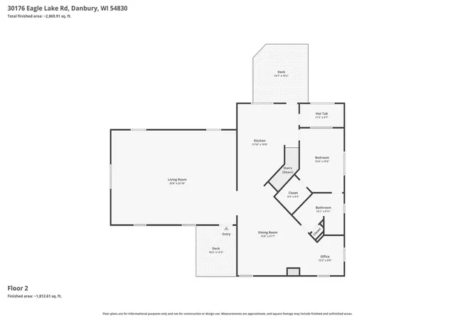 55th image of 30176 Eagle Lake Rd, Danbury, WI 54830 | MLS# 7074920