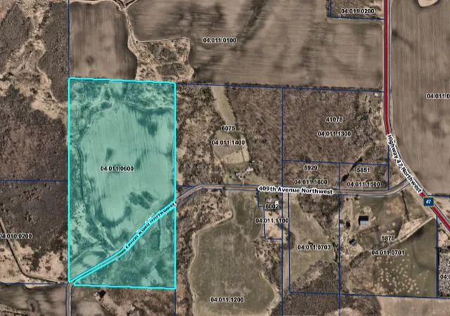 Photo 3 of Land for sale at 000 Xenon Rd Nw, Dalbo, MN 55017 | MLS# 7077139 | Listing updated on 2026-08-17