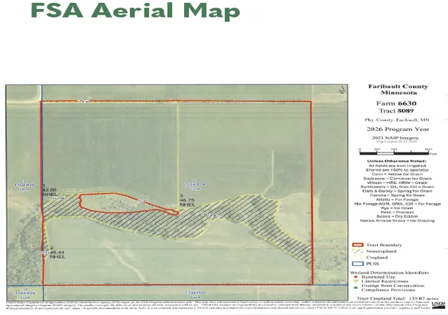 Photo 3 of Land for sale at -, Lura Twp, MN 56023 | MLS# 7079009 | Listing updated on 2026-08-31