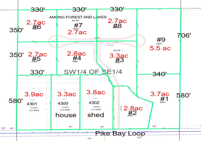 5th image of Lot 3 Among Forest & Lakes Dr, Cass Lake, MN 56633 | MLS# 7084177