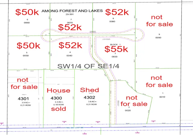 4th image of Lot 4 Among Forest & Lakes Dr, Cass Lake, MN 56633 | MLS# 7084251