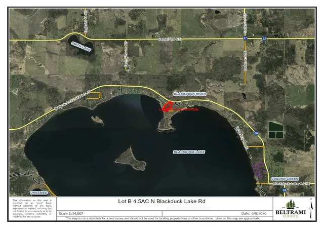 4th image of Lot B 45ac N Blackduck Lake Rd Ne, Hines, MN 56647 | MLS# 7087304