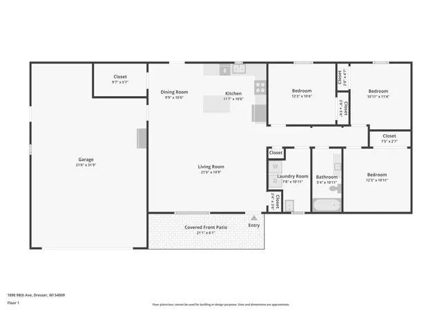 34th image of 1890 98th Ave, Dresser, WI 54009 | MLS# 7097655