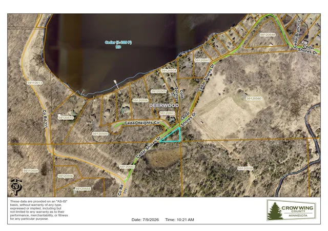 Homes for sale in Deerwood Twp, MN | Tbd Cedar Shores Dr, Deerwood Twp, MN 56444 | MLS# 7106712