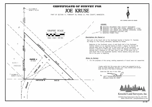 2nd image of Tbd Meadow Creek Ln, Pine City, MN 55063 | MLS# 7109010
