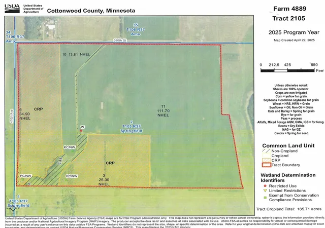 Photo 1 of Land for sale at Tbd 380th Street, Windom, MN 56101 | MLS# 7111623 | Listing updated on 2026-07-20