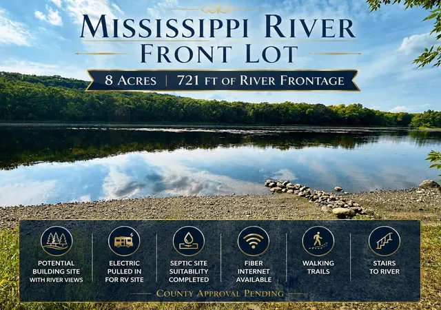 1st image of 8 Acres Mississippi Riv Front Tbd Bedow Rd, Fort Ripley, MN 56449 | MLS# 7126891
