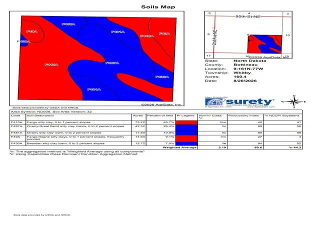 Photo 3 of Land for sale at Tbd 94 St Ne, Bottineau, ND 58318 | MLS# 7130715 | Listing updated on 2026-08-24