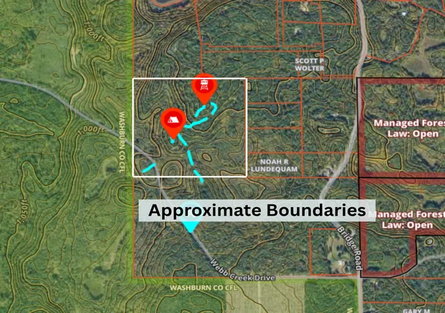 2nd image of W9xxx Webb Lake Dr, Trego, WI 54888 | MLS# 7132361