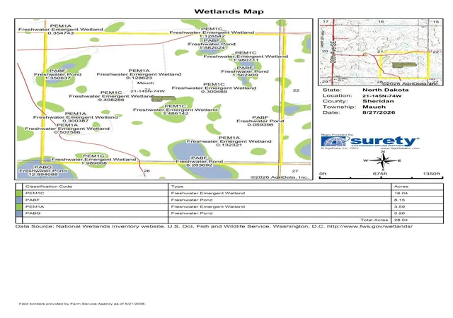 Photo 3 of Land for sale at Tbd 20 Ave Se Lot 2, Goodrich, ND 58444 | MLS# 7134211 | Listing updated on 2026-08-31