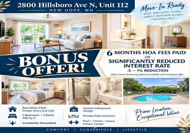 Condo for sale at 2800 Hillsboro Ave N #112, Minneapolis, MN 55427 | MLS# 7140459